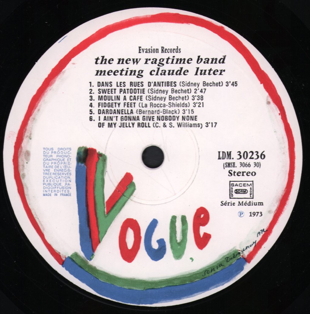 Claude Luter / New Ragtime Band - Claude Luter Meeting New Ragtime Band - Lp