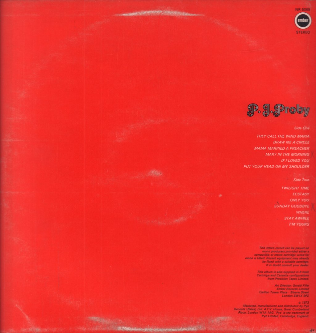 P.J. Proby - I'm Yours - Lp
