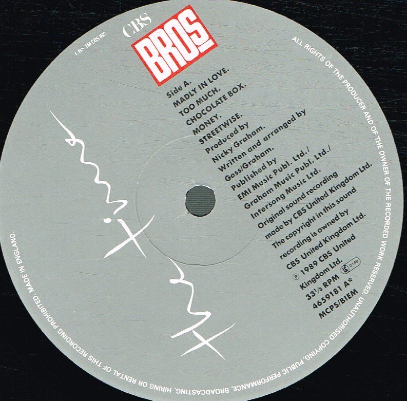Bros - Time - Lp