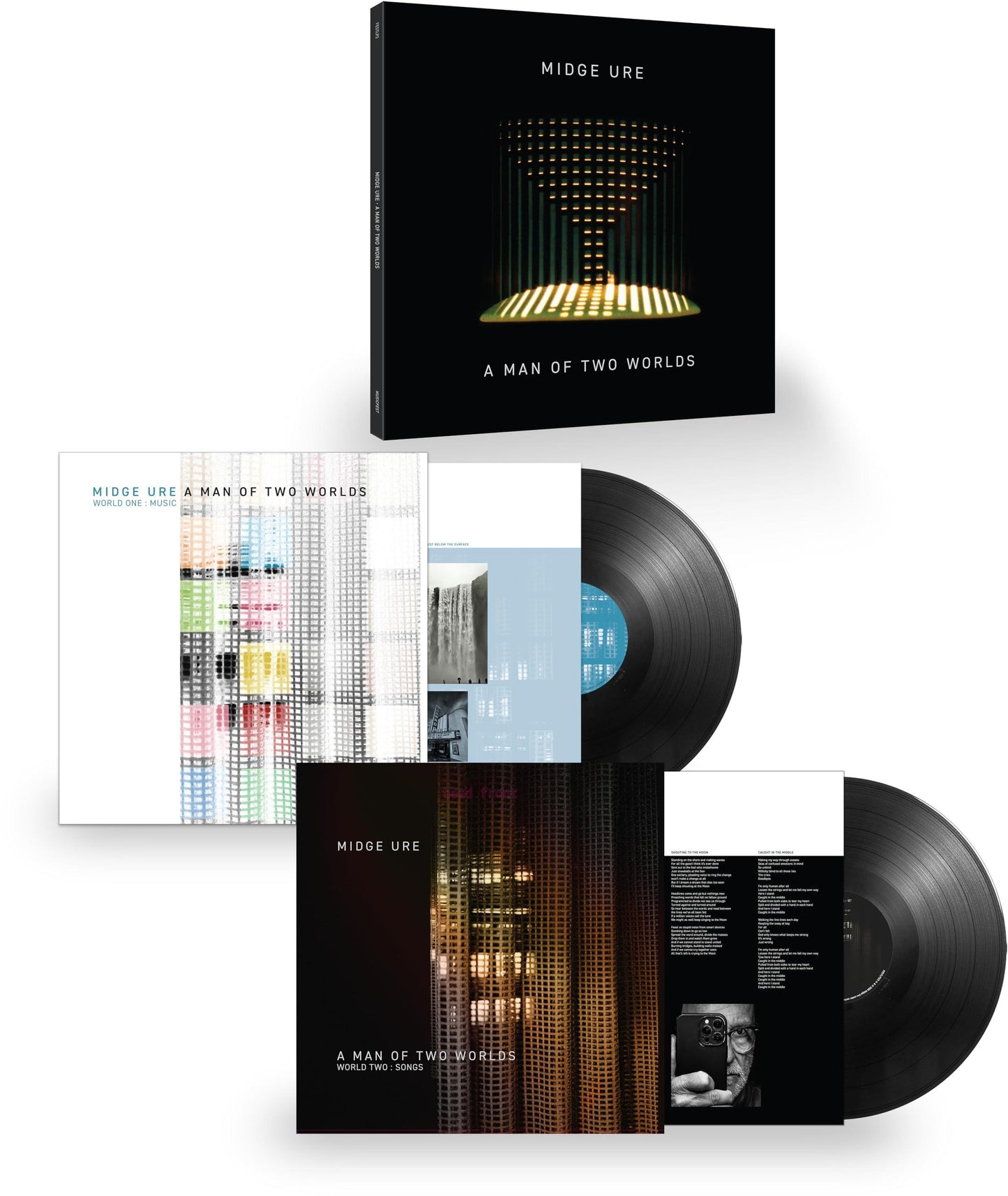 Midge Ure - A Man of Two Worlds - Double Lp