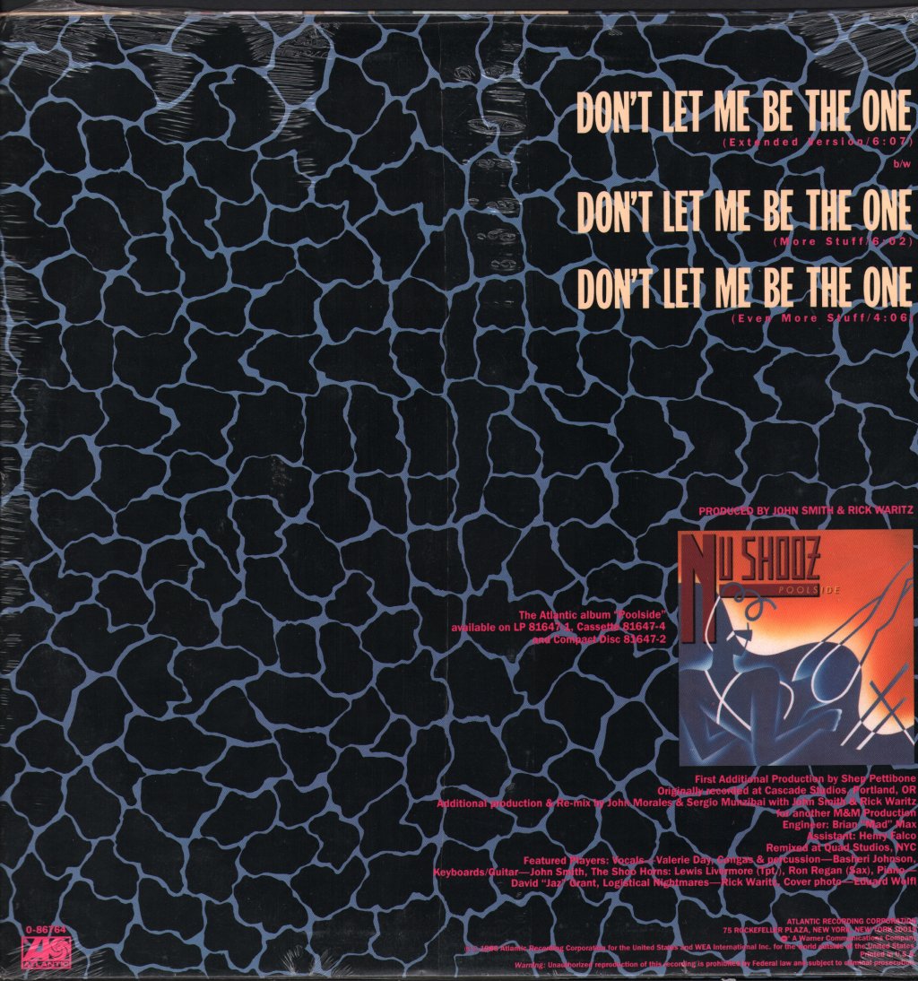 Nu Shooz - Don't Let Me Be The One - 12 Inch