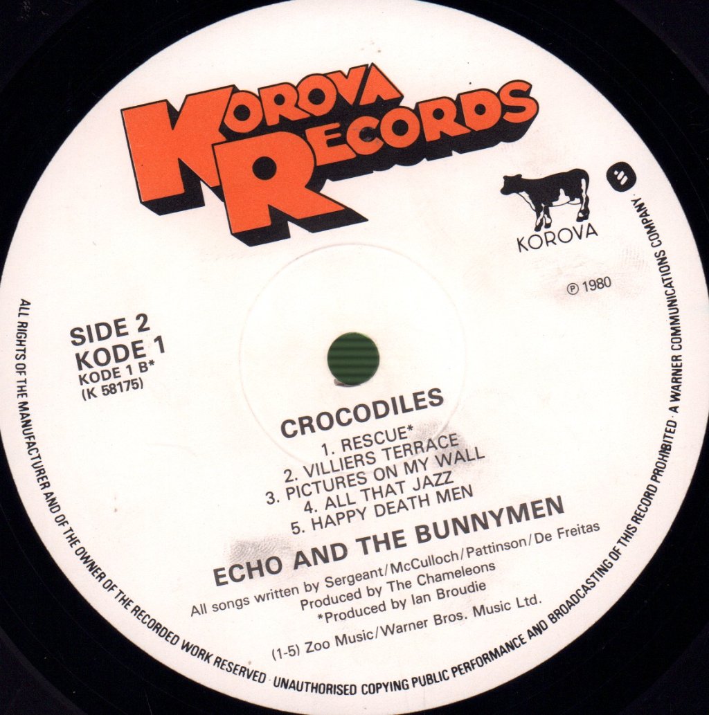 Echo And The Bunnymen - Crocodiles - Lp