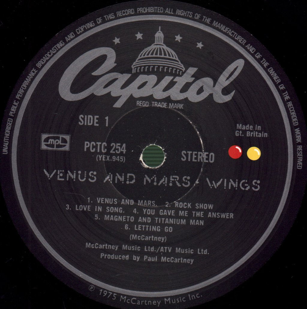 Wings - Venus And Mars - Lp