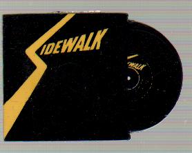 Sidewalk - Record And Sleeve - Badge