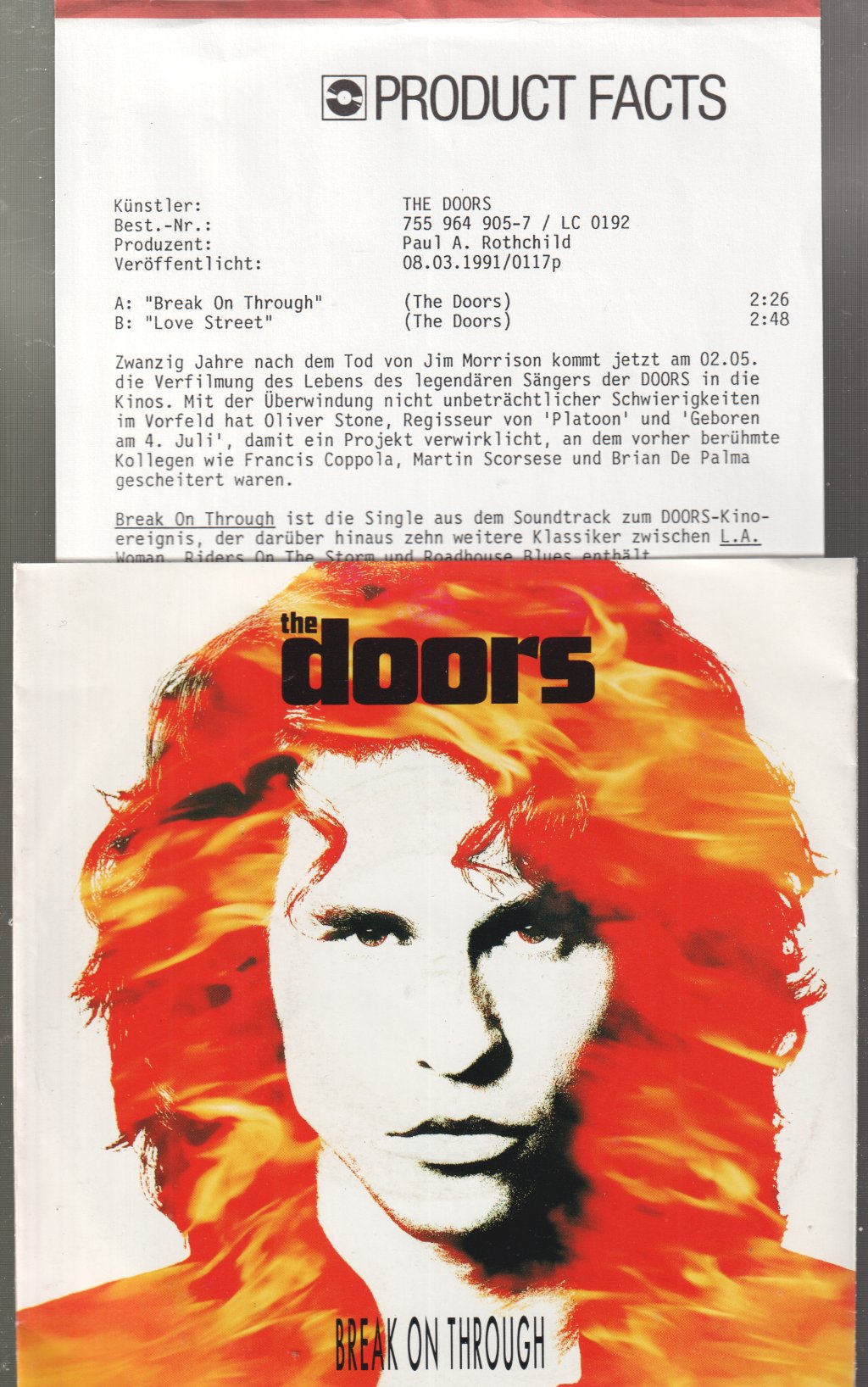 Doors - Break On Through - 7 Inch