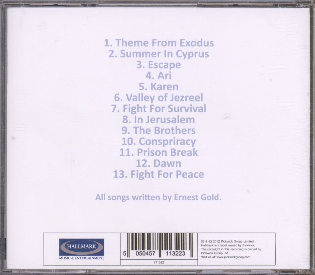 Ernest Gold - Exodus - Original Soundtrack - Cd