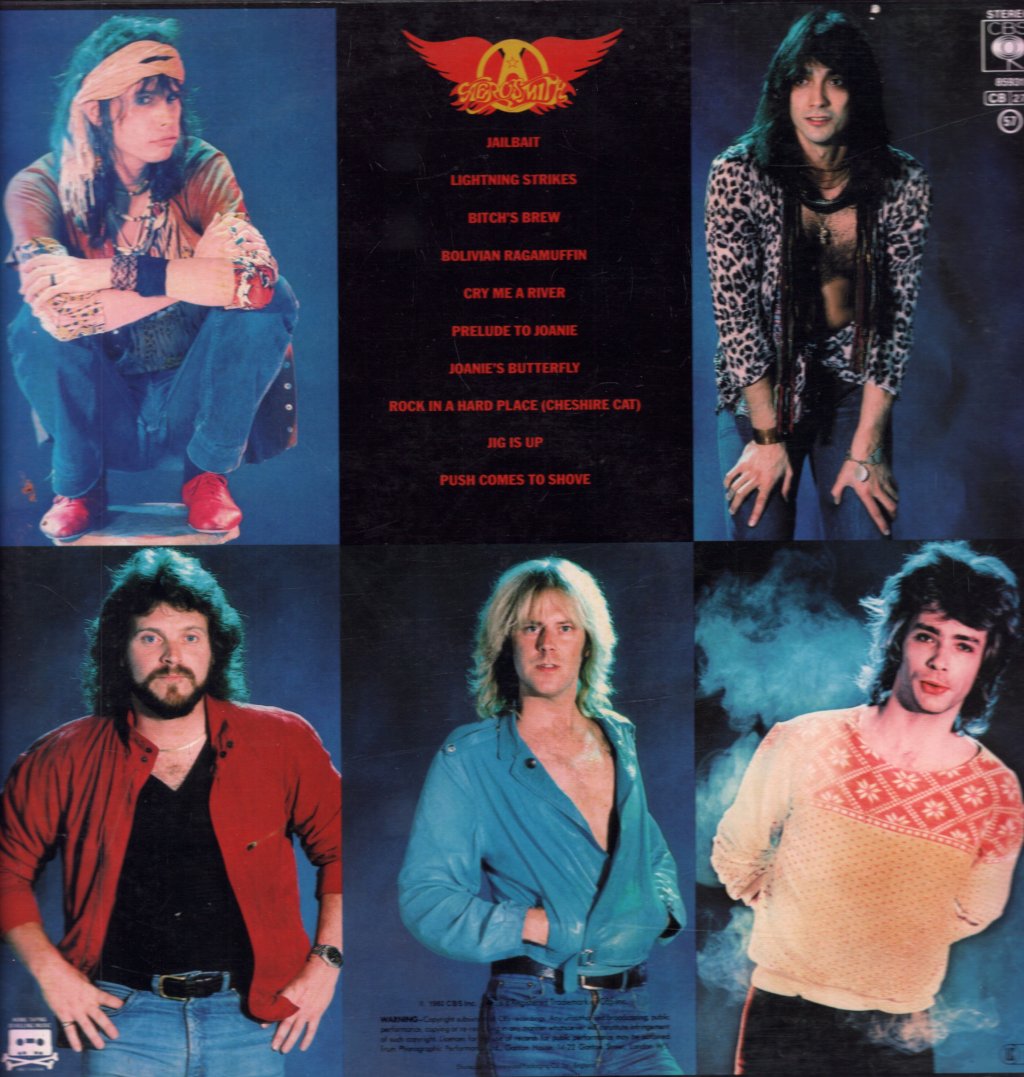 Aerosmith - Rock In A Hard Place - Lp