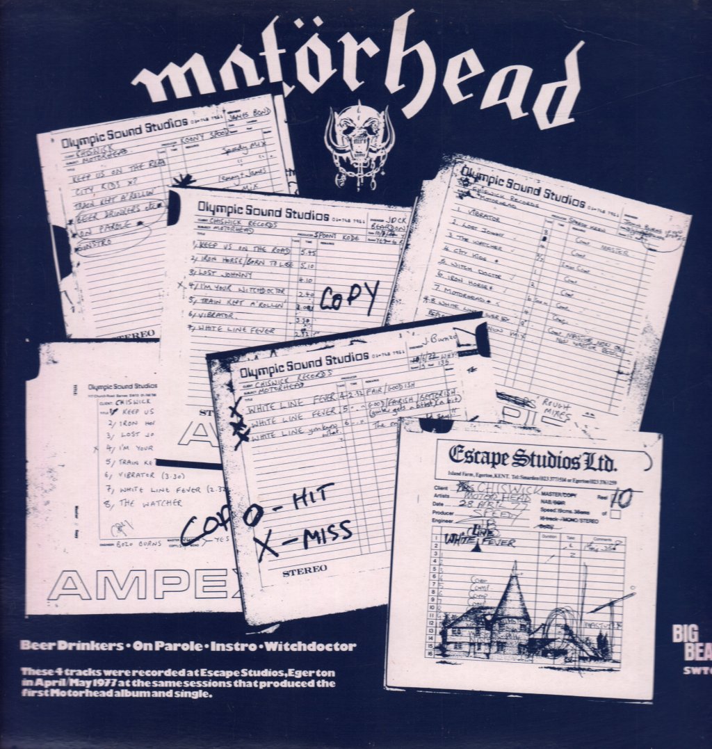 Motorhead - Beer Drinkers - 12 Inch