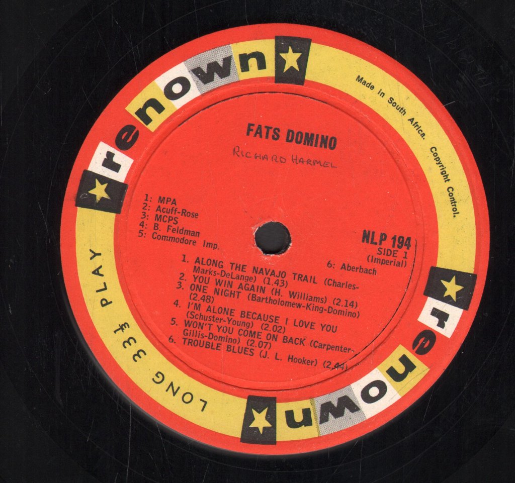 Fats Domino - Let The Four Winds Blow - Lp