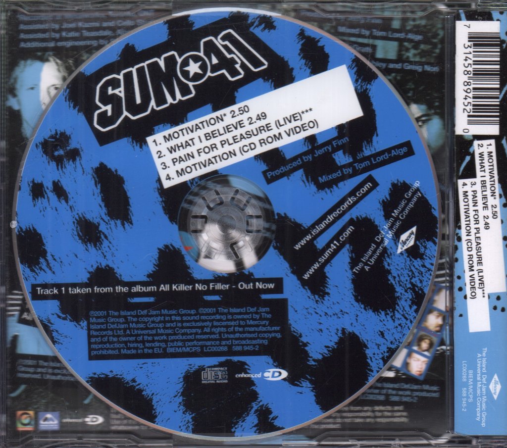Sum 41 - Motivation - Cd