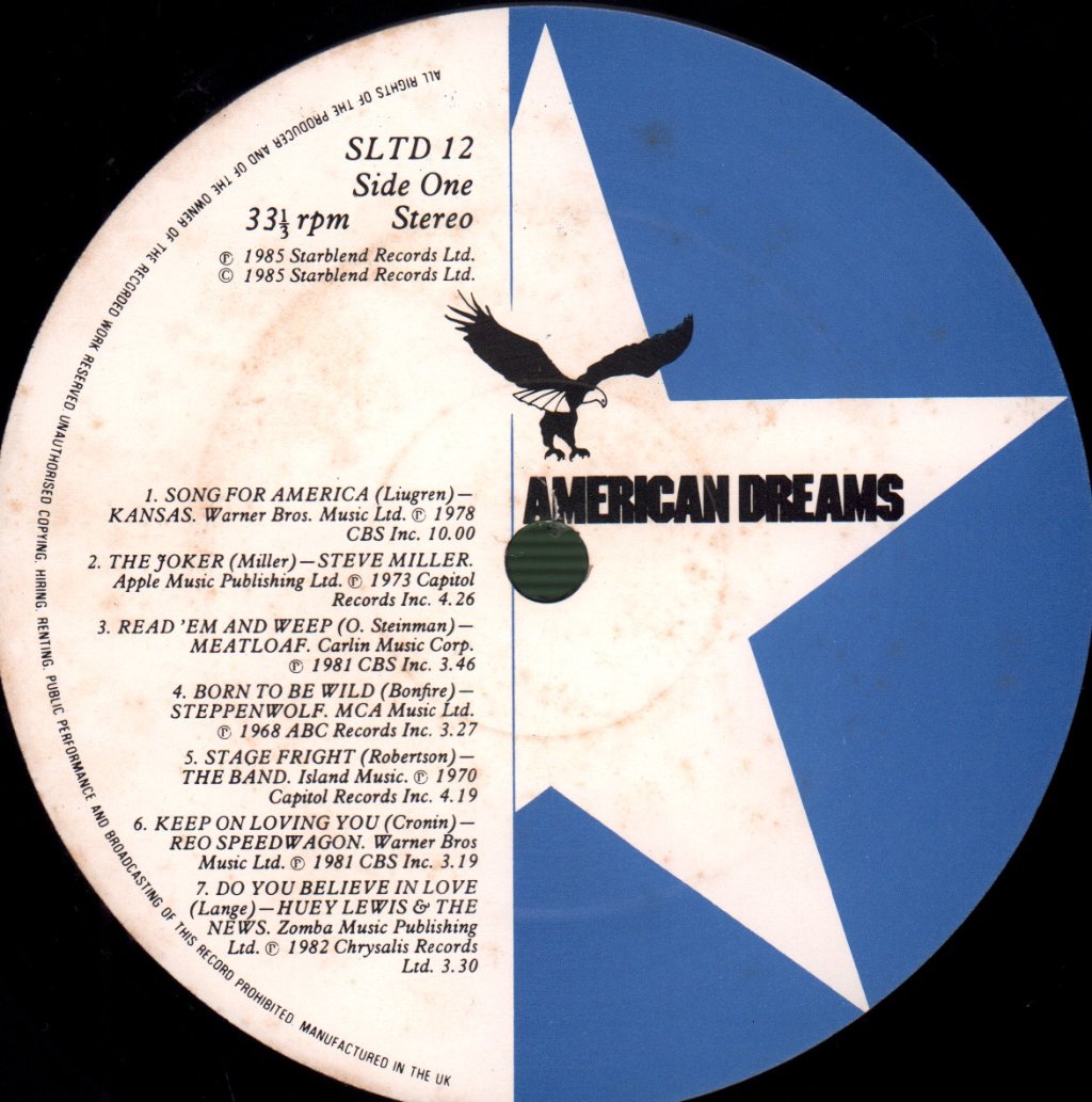 Various Artists - American Dreams - Lp