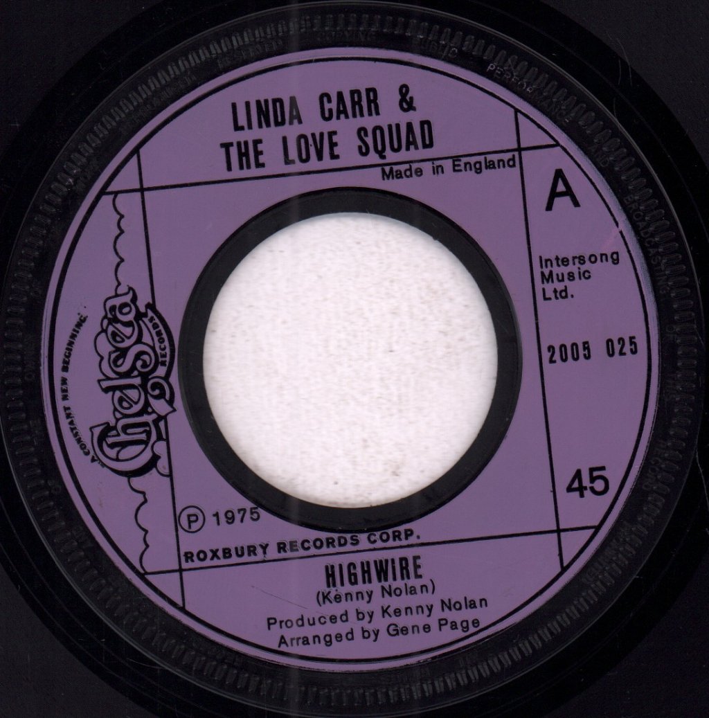 Linda Carr And The Love Squad - Highwire - 7 Inch