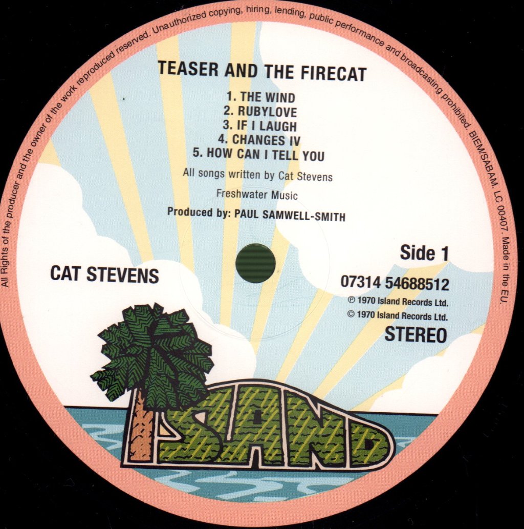 Cat Stevens - Teaser And The Firecat - Lp