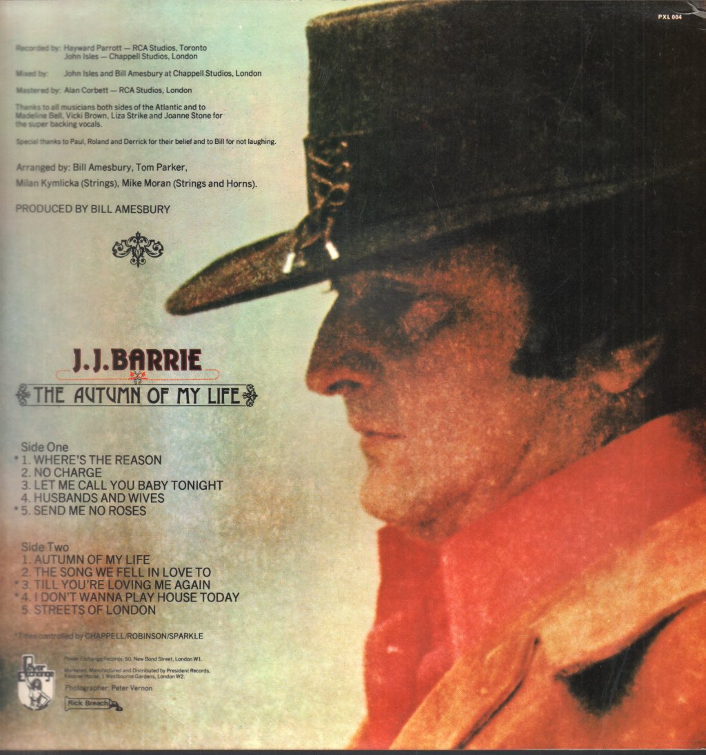 J.j. Barrie - Autumn Of My Life - Lp
