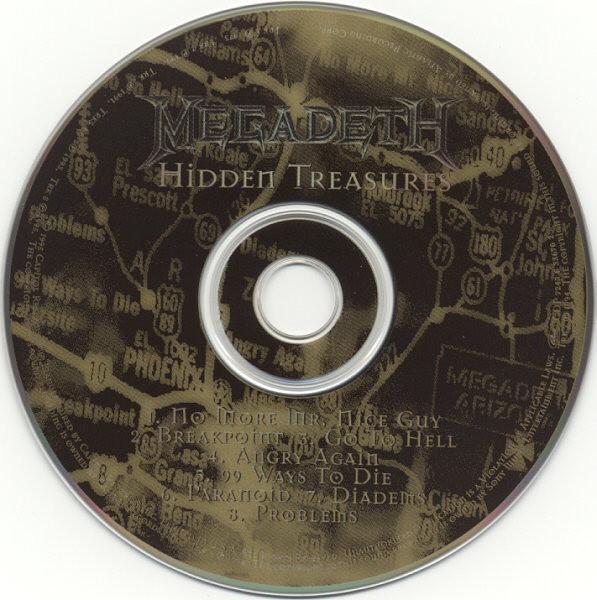 Megadeth - Hidden Treasures - Cd