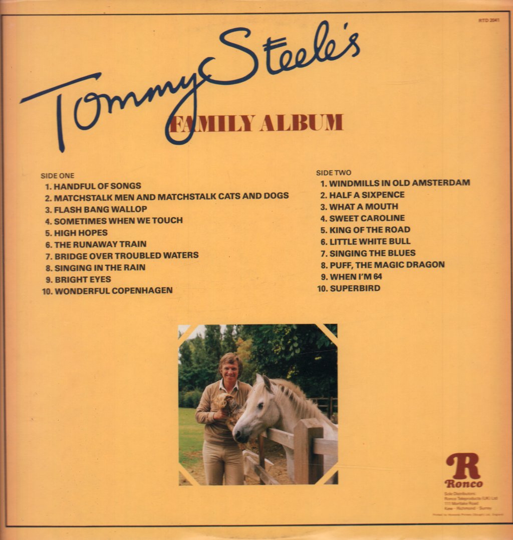 Tommy Steele - Family Album - Lp