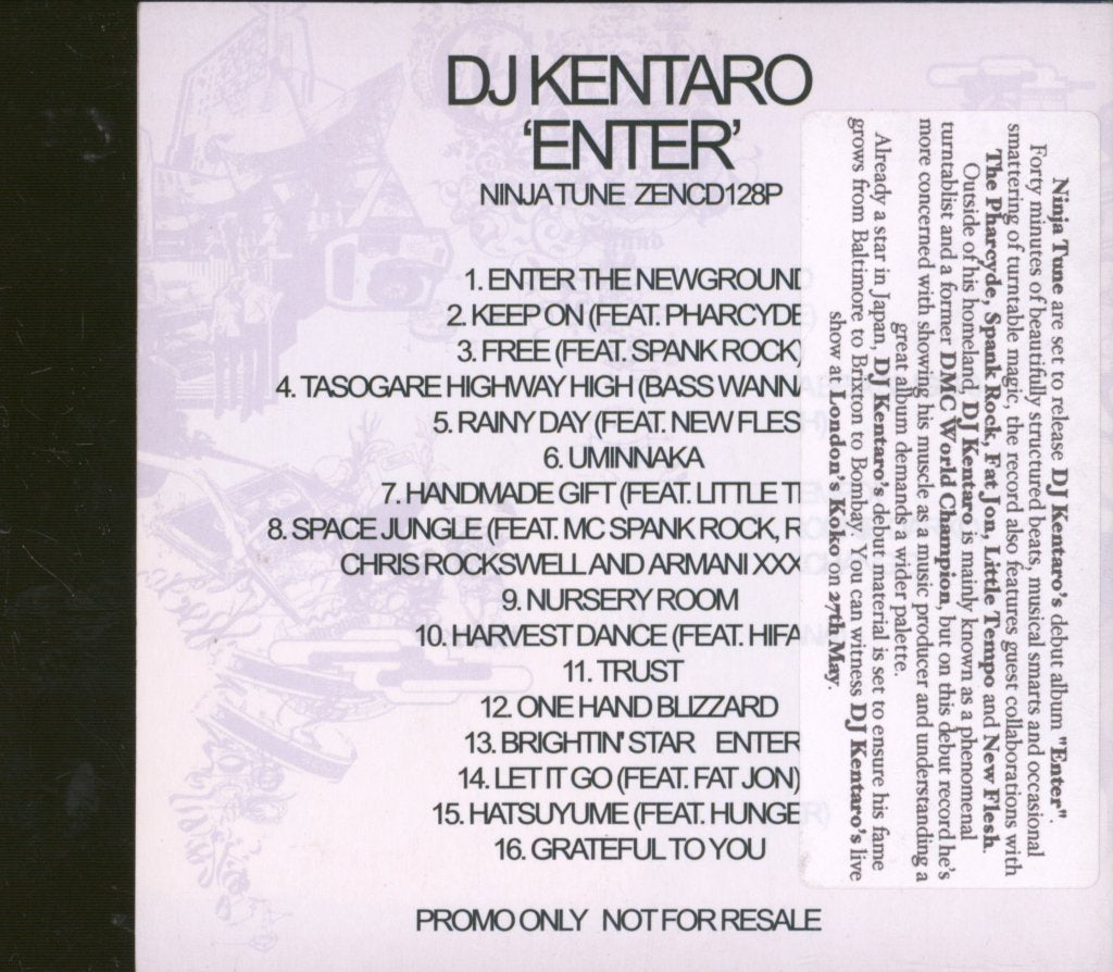 Dj Kentaro - Enter - Cd