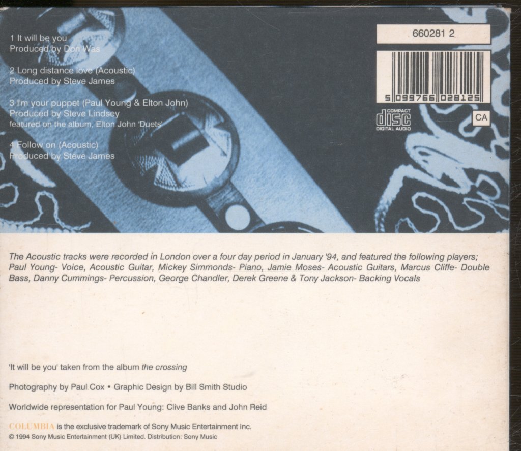 Paul Young - It Will Be You - Cd