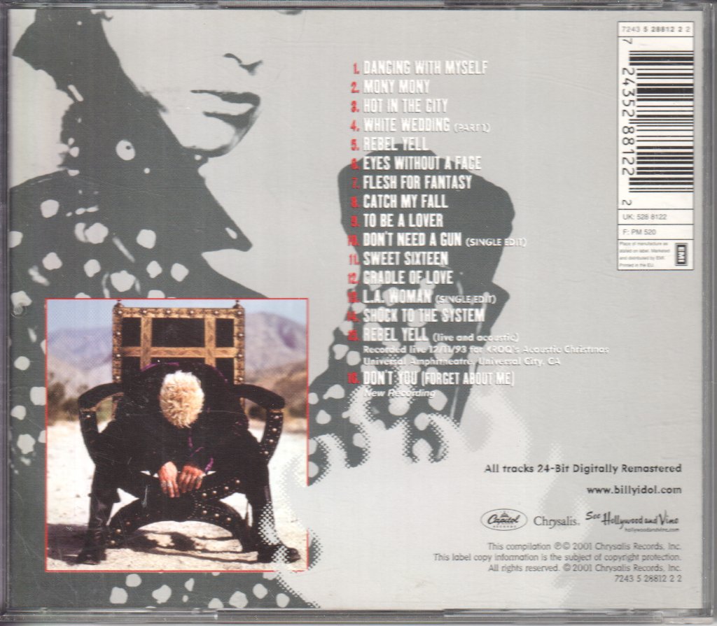 Billy Idol - Greatest Hits - Cd