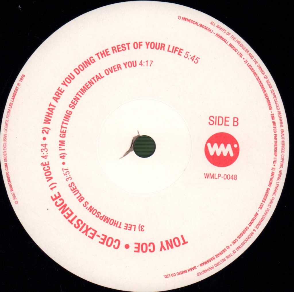 Tony Coe - Coe-Existence - Lp