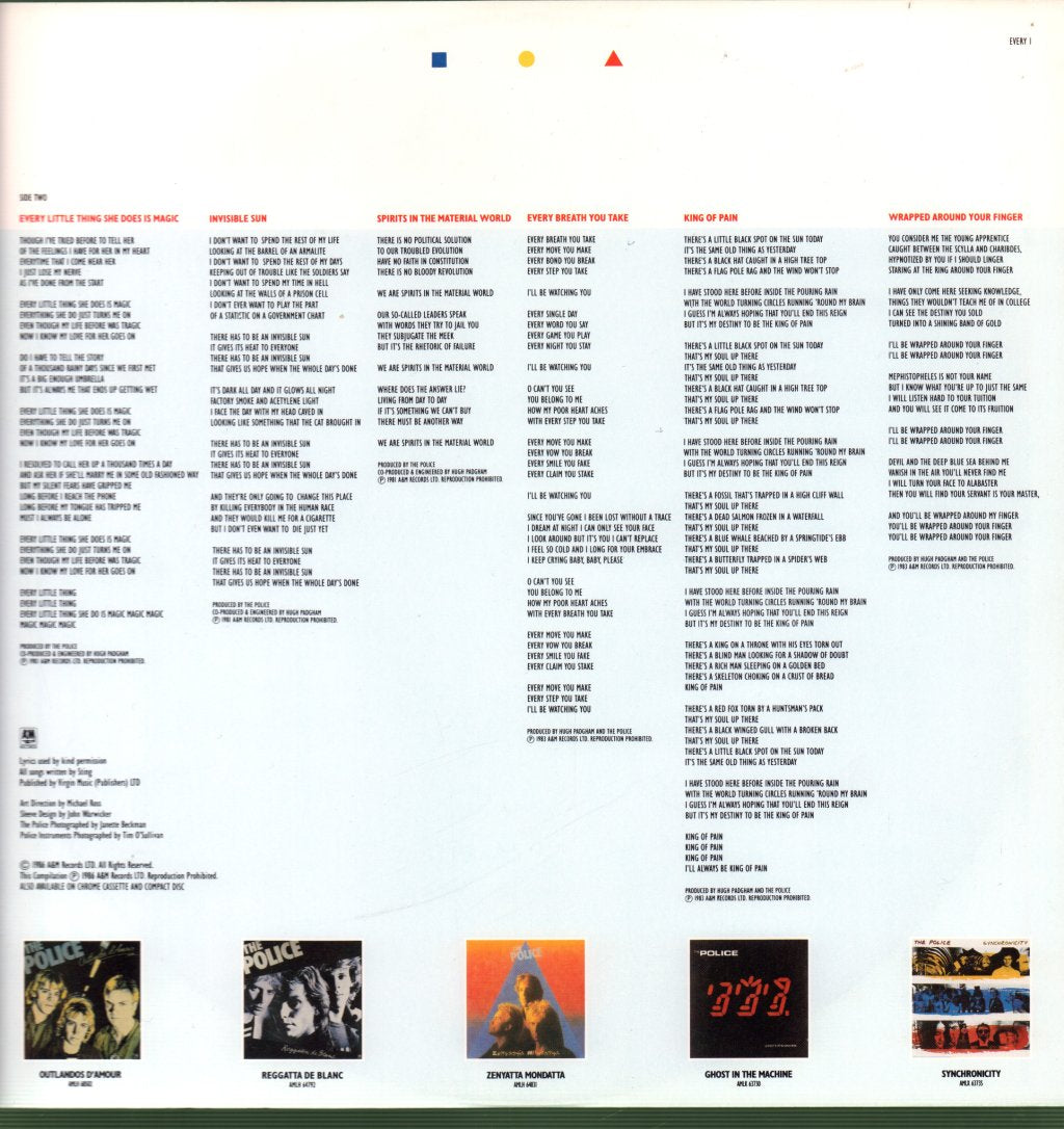 Police - Every Breath You Take (The Singles) - Lp