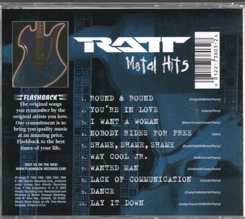 Ratt - Metal Hits - Cd