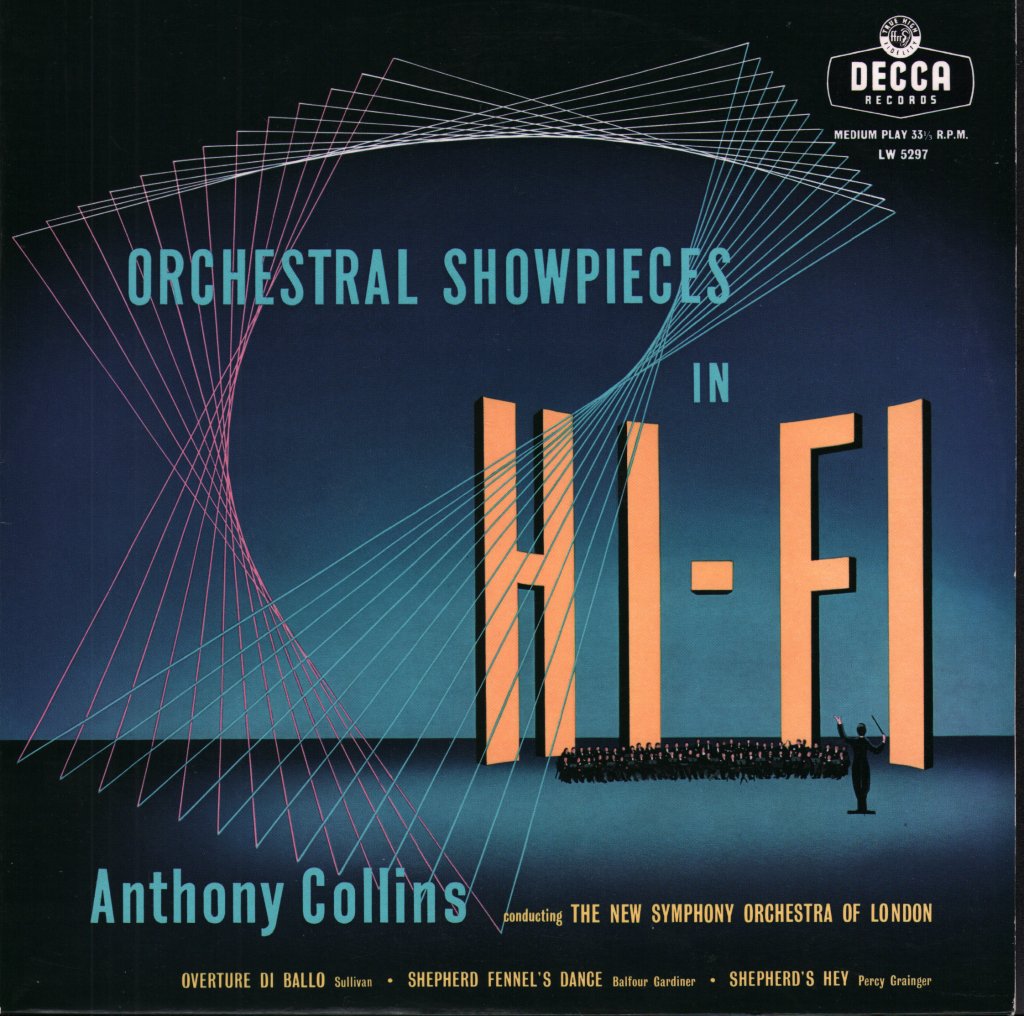 Anthony Collins / New Symphony Orchestra Of London - Orchestral Showpieces In Hi-Fi - 10 Inch