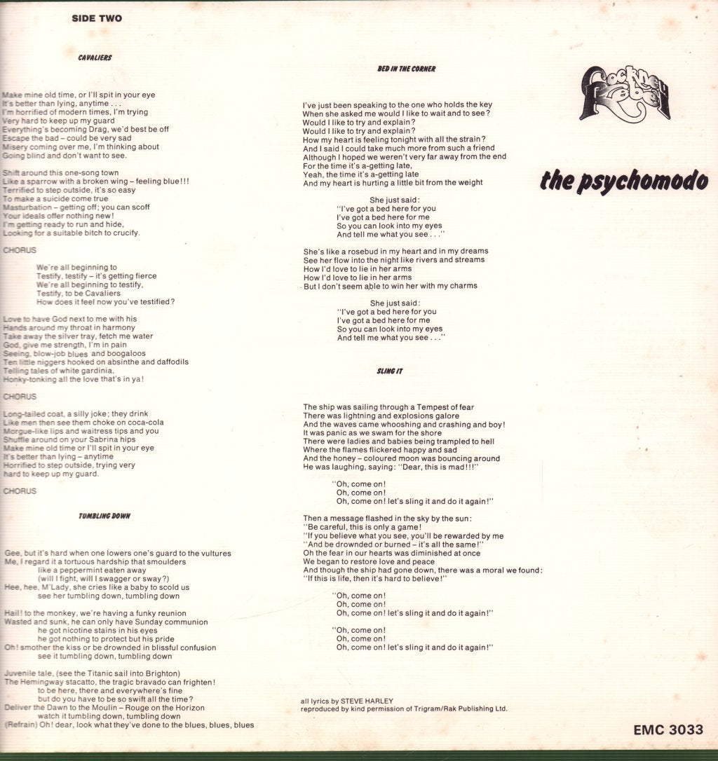 Steve Harley And Cockney Rebel - Psychomodo - Lp