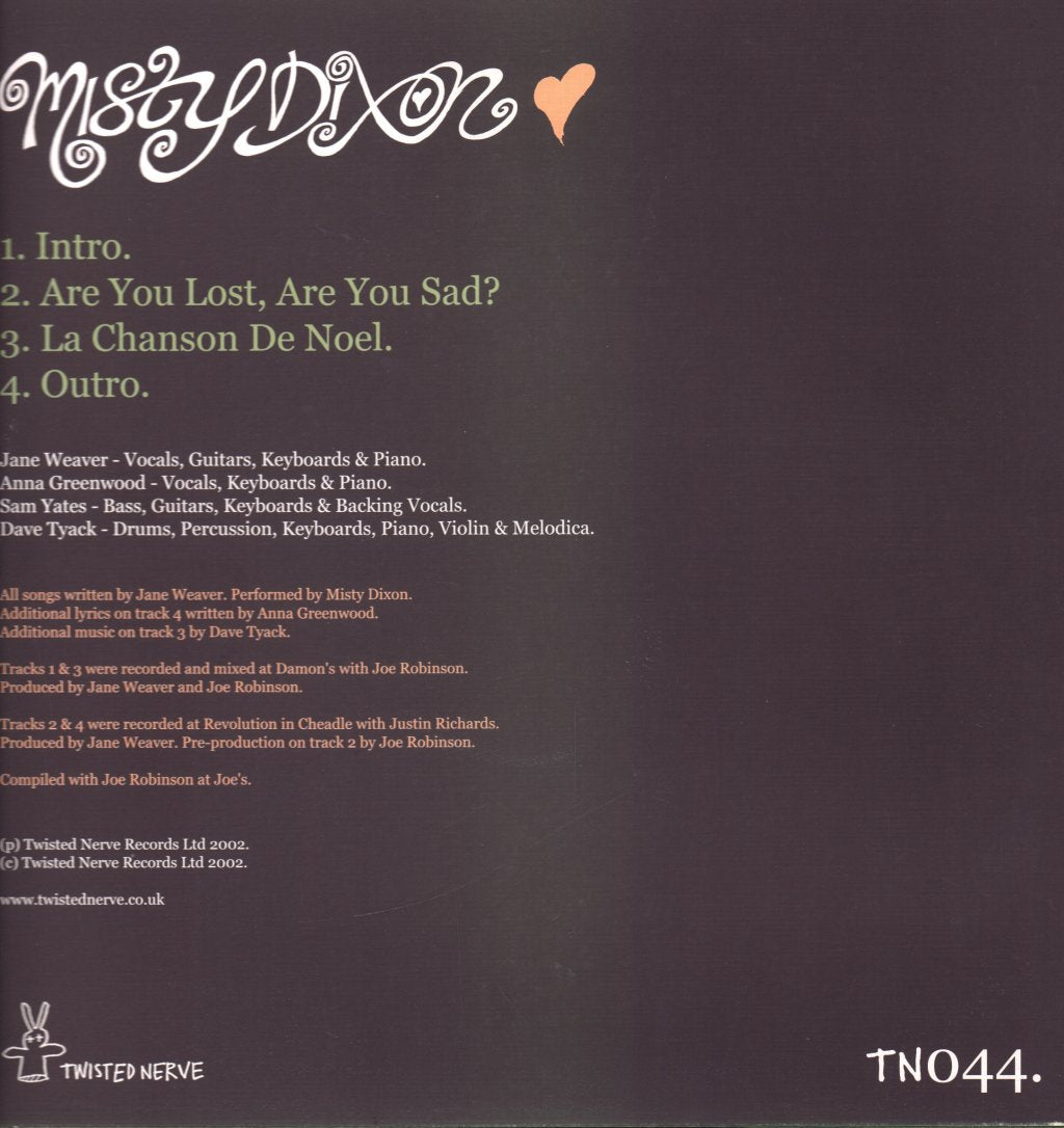 Misty Dixon - Are You Lost? EP - 12 Inch