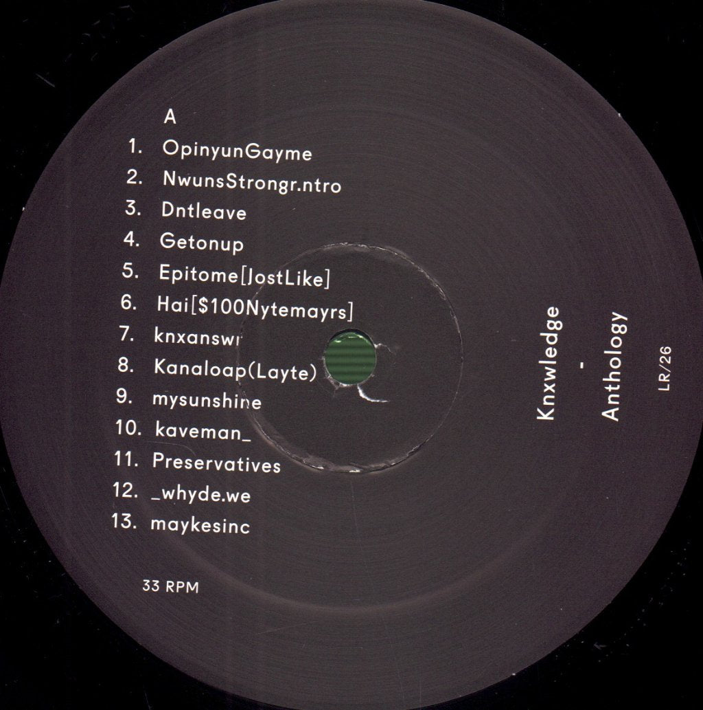 Knxwledge - Anthology - Double Lp
