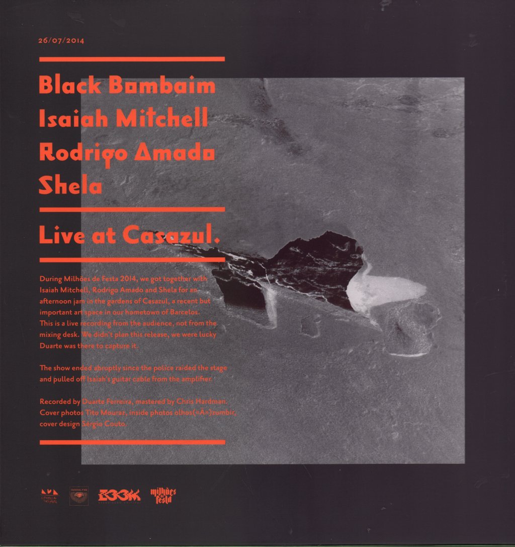 Black Bombaim / Isaiah Mitchell / Rodrigo Amado / Shela - Live at Casazul - Lp