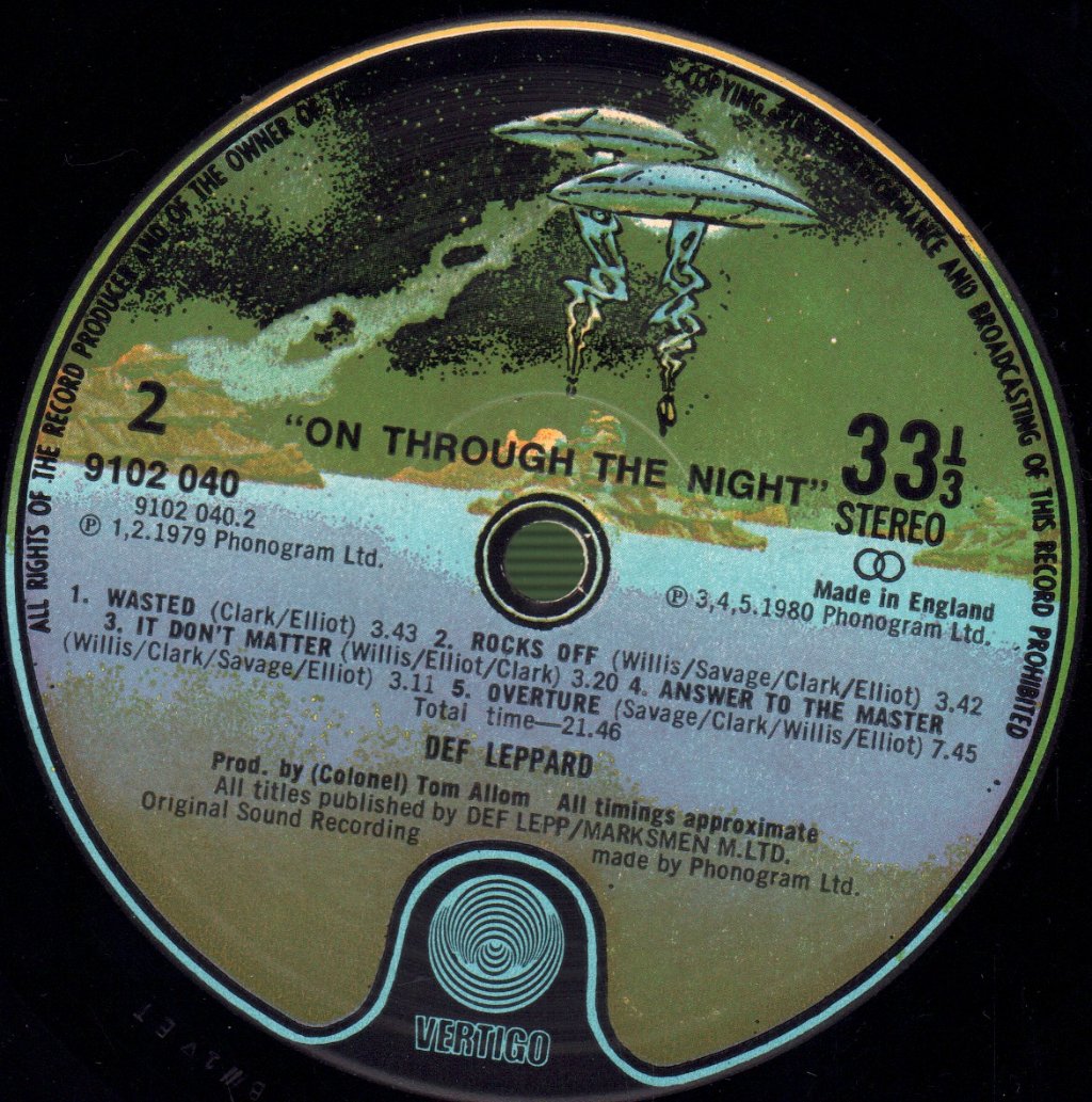 Def Leppard - On Through The Night - Lp