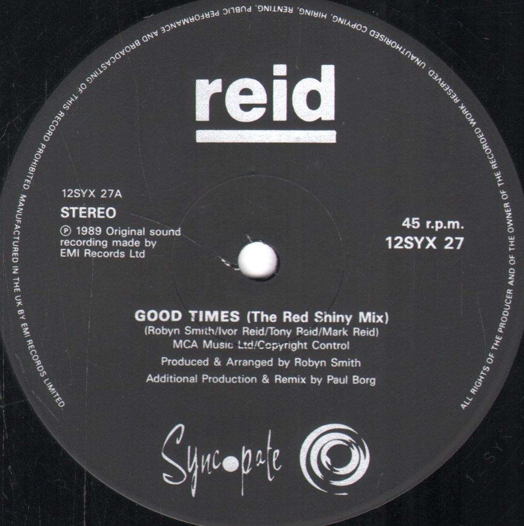 Reid - Good Times (Remix) - 12 Inch