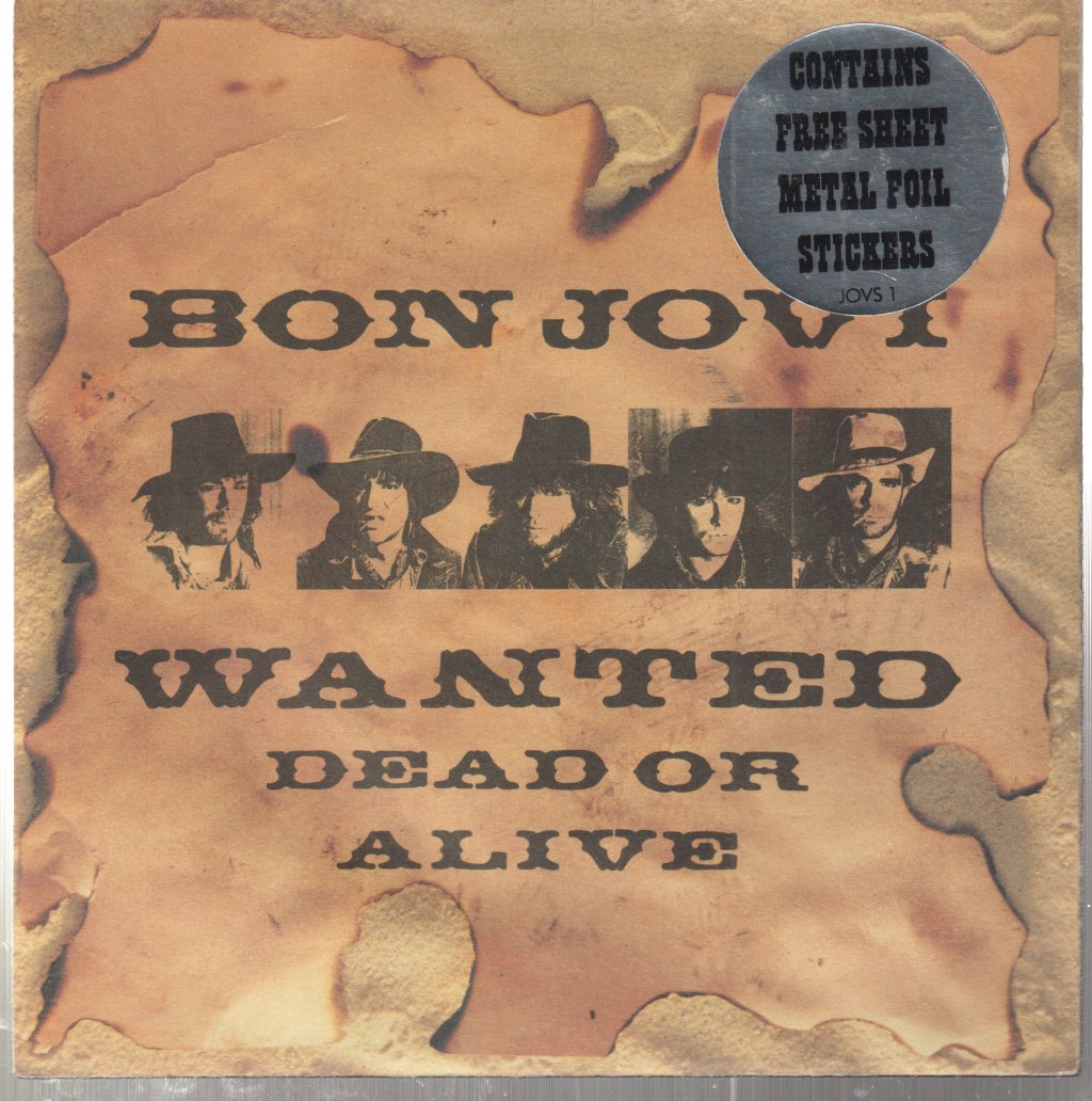 Bon Jovi - Wanted Dead Or Alive - 7 Inch