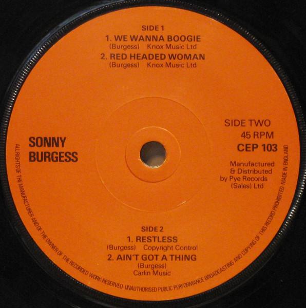 Sonny Burgess - Sonny Burgess - 7 Inch