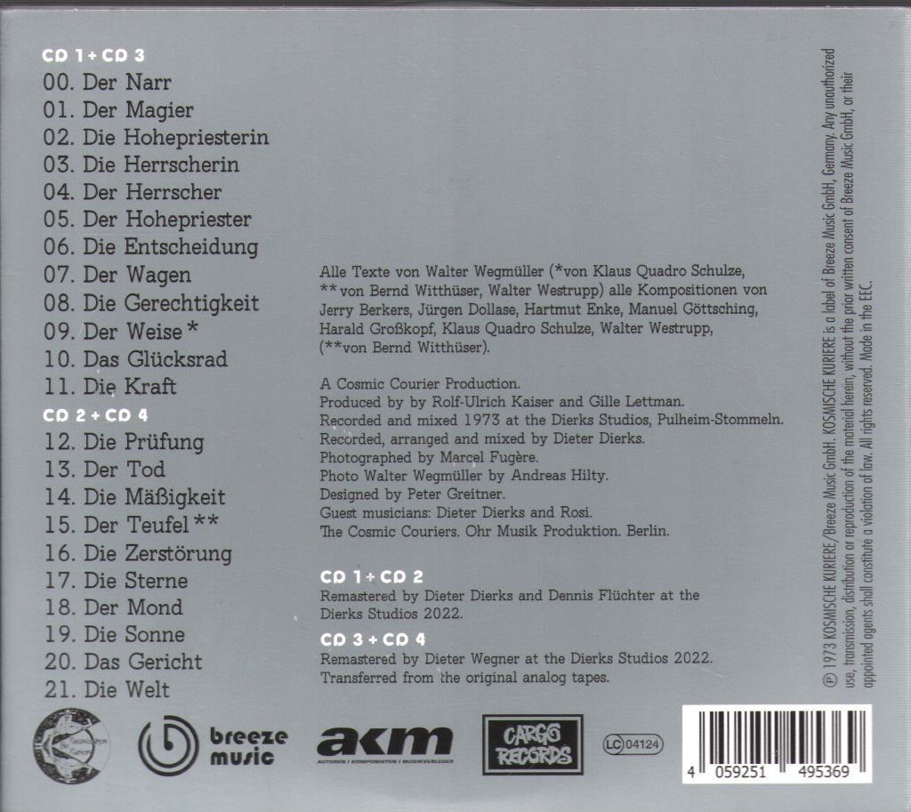 Walter Wegmüller - Tarot - Cd Set