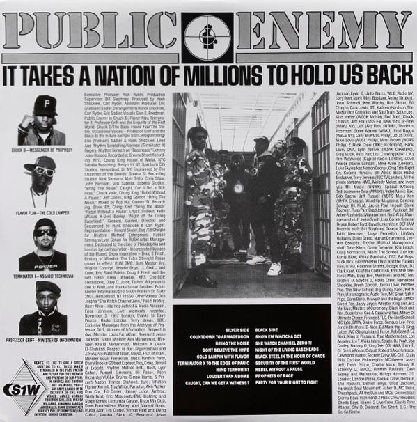 Public Enemy - It Takes A Nation Of Millions To Hold Us Back - Lp
