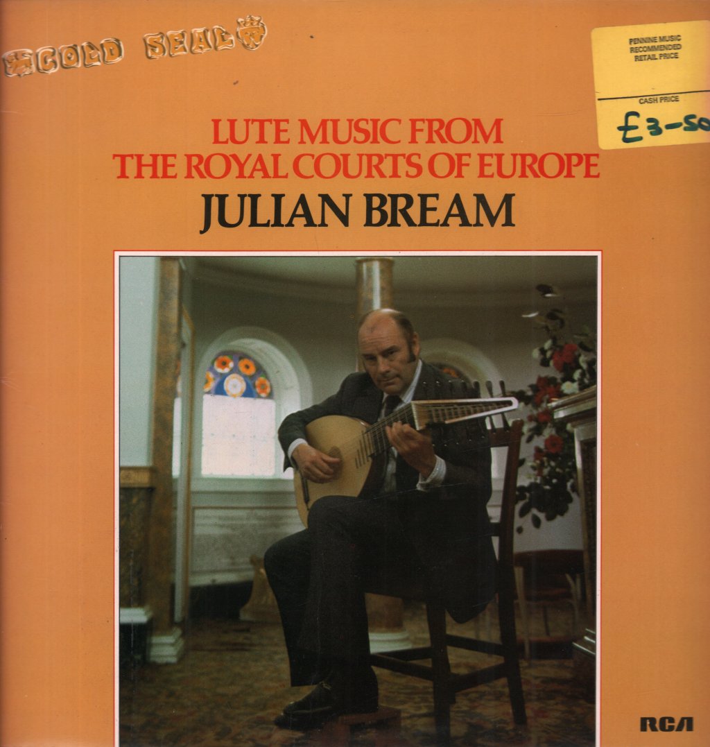 Julian Bream - Lute Music From The Royal Courts Of Europe - Lp