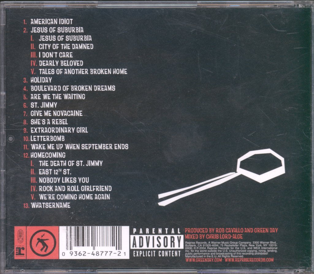 Green Day - American Idiot - Cd