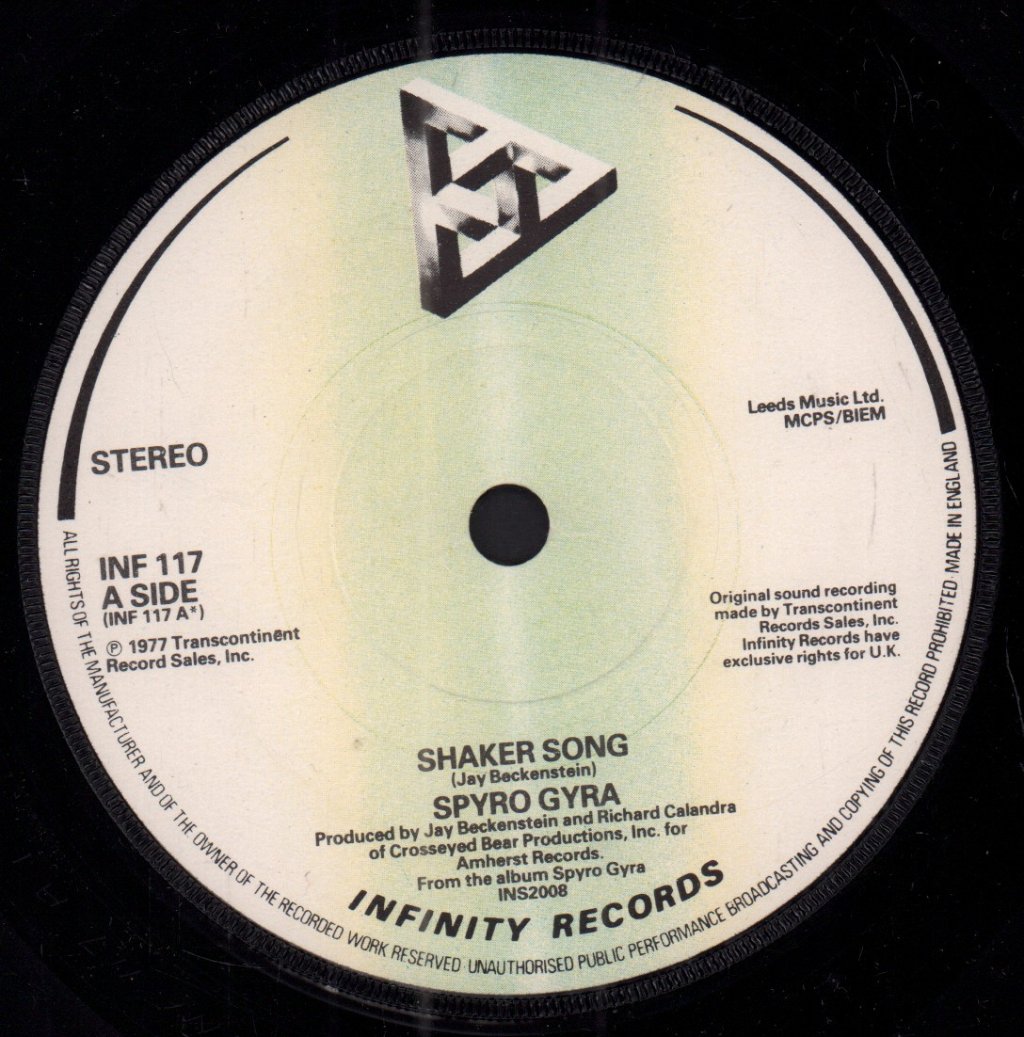 Spyro Gyra - Shaker Song - 7 Inch