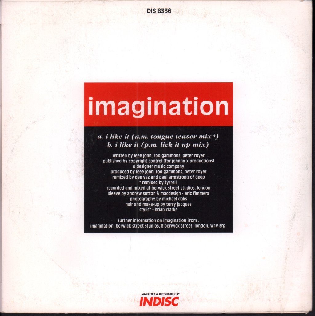Imagination - I Like It - 7 Inch