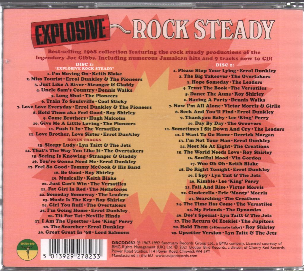 Various Artists - Explosive Rock Steady - Double Cd