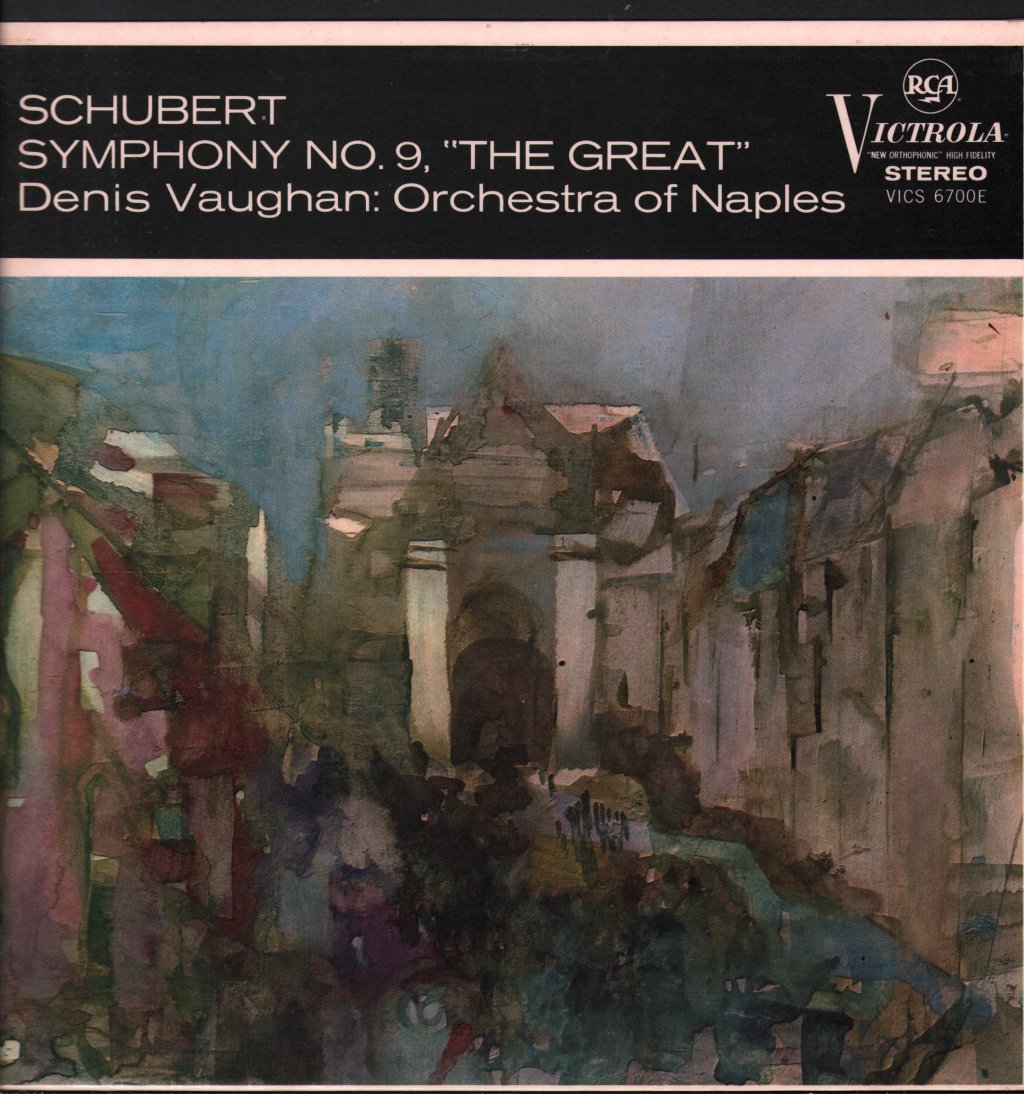 Denis Vaughan / Orchestra Of Naples - Schubert - Symphony No. 9 In C - Lp
