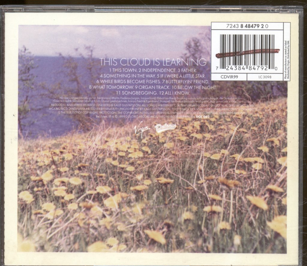 Nicolai Dunger - This Cloud Is Learning - Cd