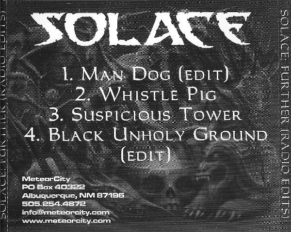 Solace - Further (Radio Edits) - Cd