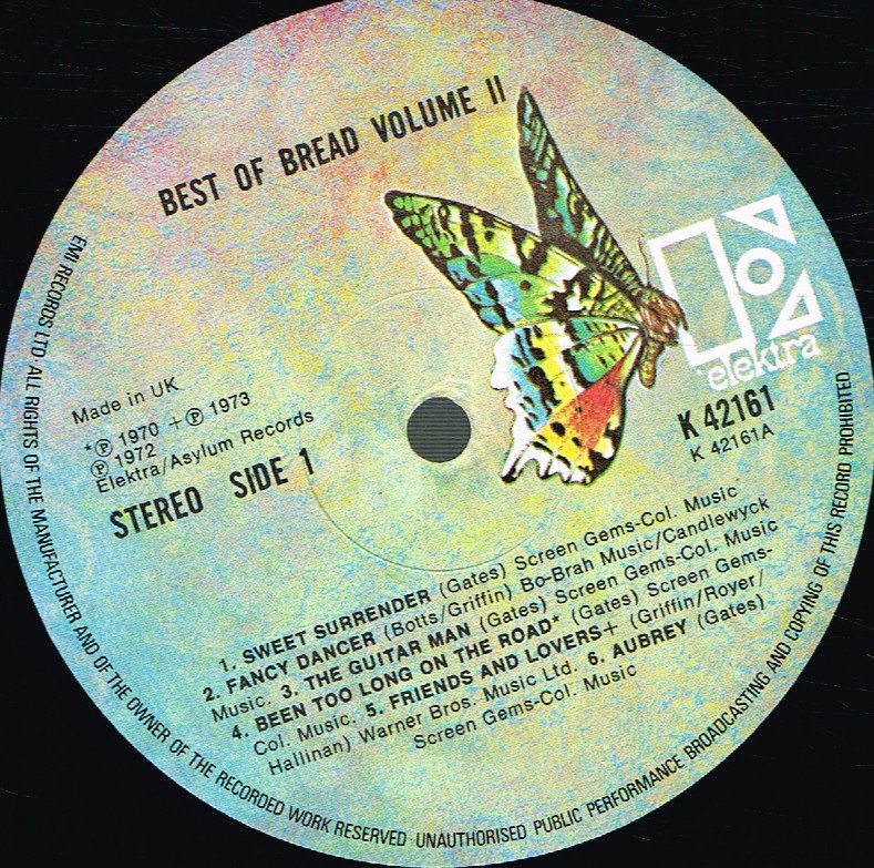 Bread - Best Of Volume Two - Lp