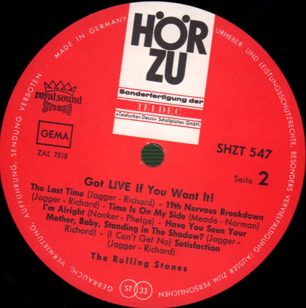 Rolling Stones - Got Live If You Want It! - Lp