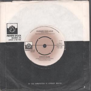 Steve Glen - Hungry For Love - 7 Inch
