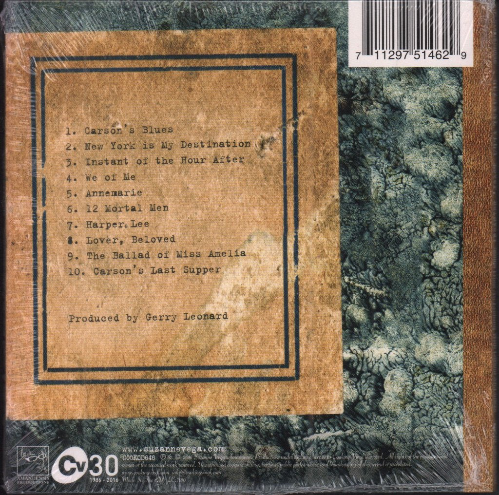Suzanne Vega - Lover Beloved Songs From An Evening With Carson McCullers - Cd