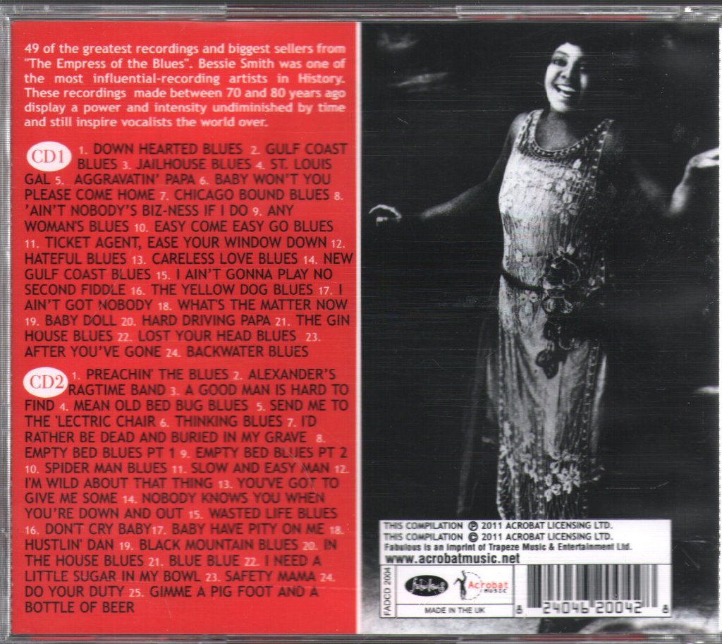 Bessie Smith - Greatest Hits - Double Cd